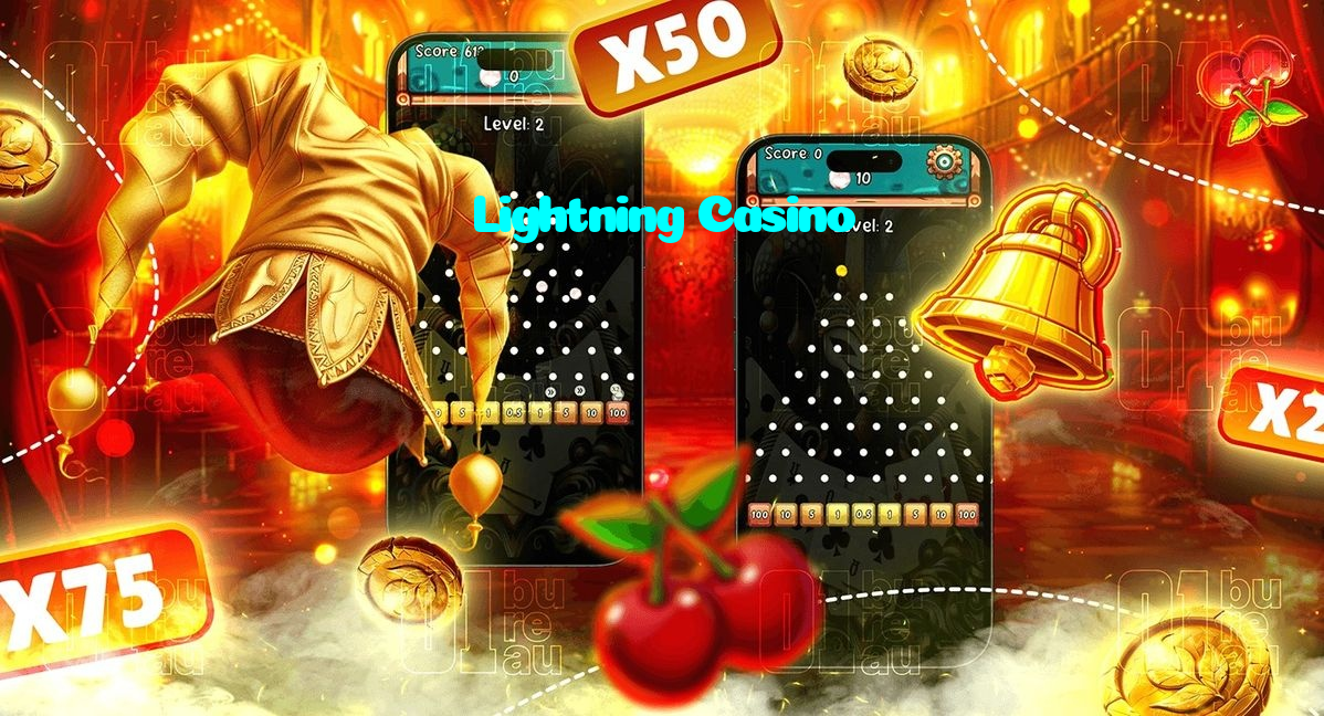 Lightning Casino casino presented on mobile device in Pakistan with slots and live games